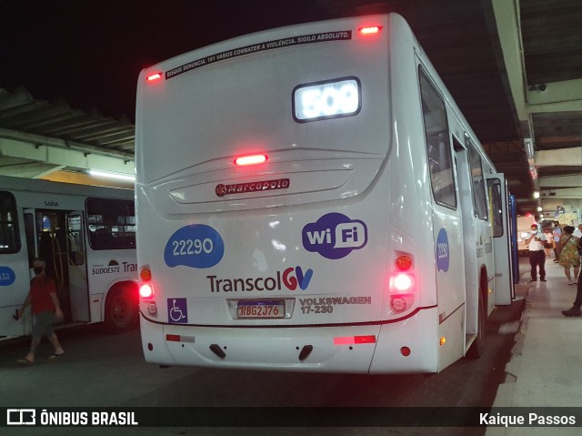 Nova Transporte 22290 na cidade de Serra, Espírito Santo, Brasil, por Kaique Passos. ID da foto: 8978029.