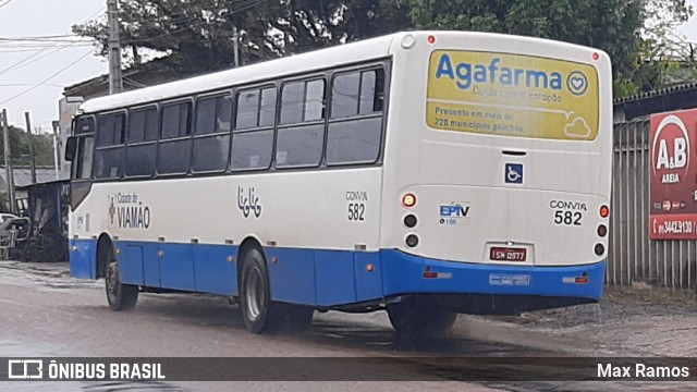 Empresa de Transporte Coletivo Viamão 582 na cidade de Alvorada, Rio Grande do Sul, Brasil, por Max Ramos. ID da foto: 8978455.