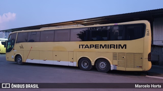 Viação Itapemirim 8647 na cidade de São Paulo, São Paulo, Brasil, por Marcelo Horta. Número da foto: #8976943.
