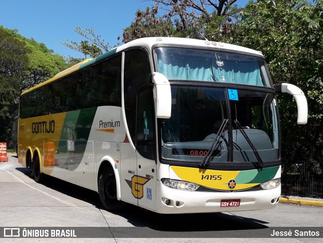 Empresa Gontijo de Transportes 14155 na cidade de São Paulo, São Paulo, Brasil, por Jessé Santos. ID da foto: 8978103.