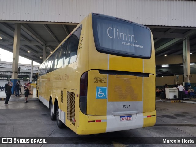 Viação Itapemirim 9561 na cidade de Rio de Janeiro, Rio de Janeiro, Brasil, por Marcelo Horta. ID da foto: 8976728.