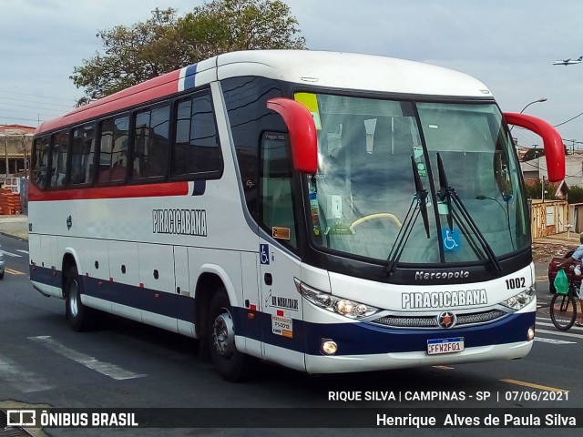 Viação Piracicabana 1002 na cidade de Campinas, São Paulo, Brasil, por Henrique Alves de Paula Silva. Número da foto: #8976657.