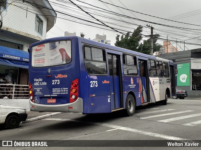 Auto Viação ABC 273 na cidade de Diadema, São Paulo, Brasil, por Welton Xavier. ID da foto: 8977844.