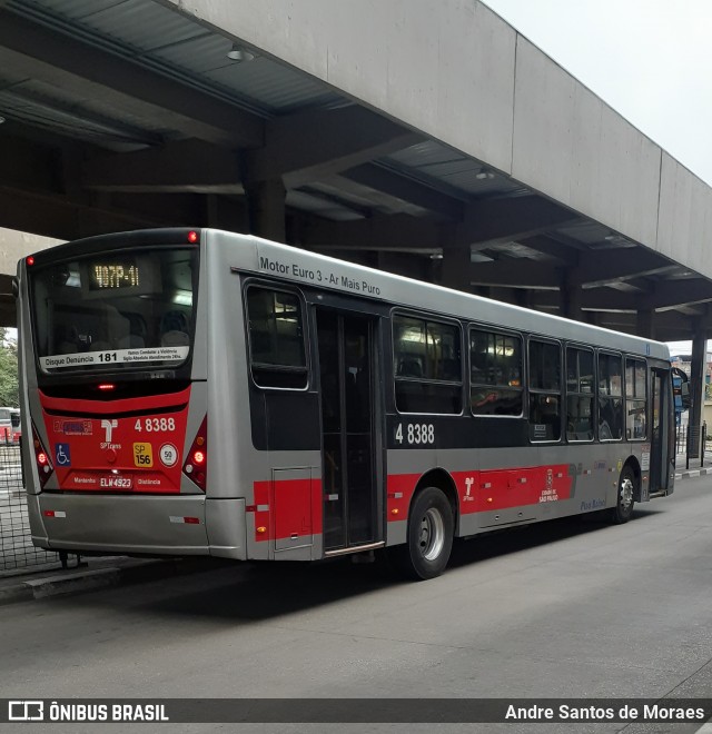 Express Transportes Urbanos Ltda 4 8388 na cidade de São Paulo, São Paulo, Brasil, por Andre Santos de Moraes. Número da foto: #9040073.