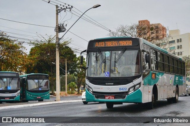 Autotrans Transportes Urbanos e Rodoviários 8422 na cidade de Uberlândia, Minas Gerais, Brasil, por Eduardo Ribeiro. ID da foto: 9040722.