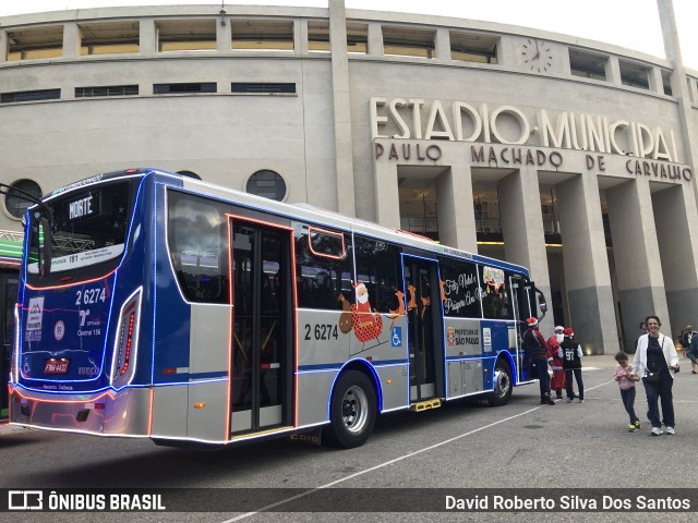 Transcooper > Norte Buss 2 6274 na cidade de São Paulo, São Paulo, Brasil, por David Roberto Silva Dos Santos. Número da foto: #9041356.
