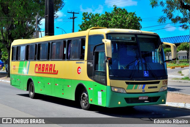 Expresso Cabral 175 na cidade de Natal, Rio Grande do Norte, Brasil, por Eduardo Ribeiro. Número da foto: #9040795.
