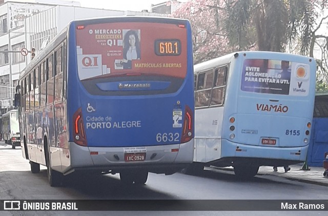 SOPAL - Sociedade de Ônibus Porto-Alegrense Ltda. 6632 na cidade de Porto Alegre, Rio Grande do Sul, Brasil, por Max Ramos. Número da foto: #9039524.