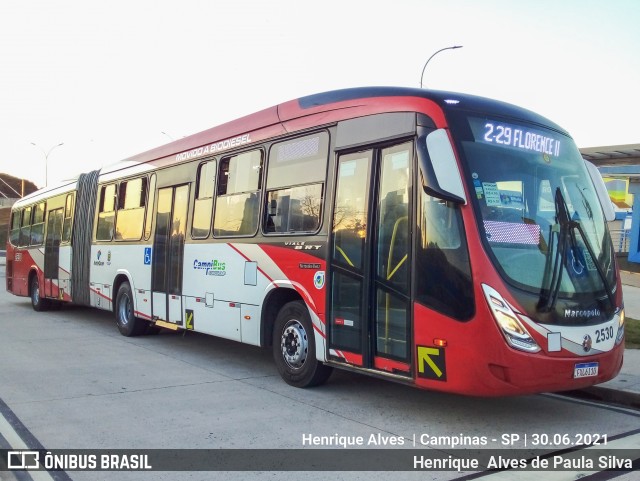 Expresso CampiBus 2530 na cidade de Campinas, São Paulo, Brasil, por Henrique Alves de Paula Silva. Número da foto: #9040290.