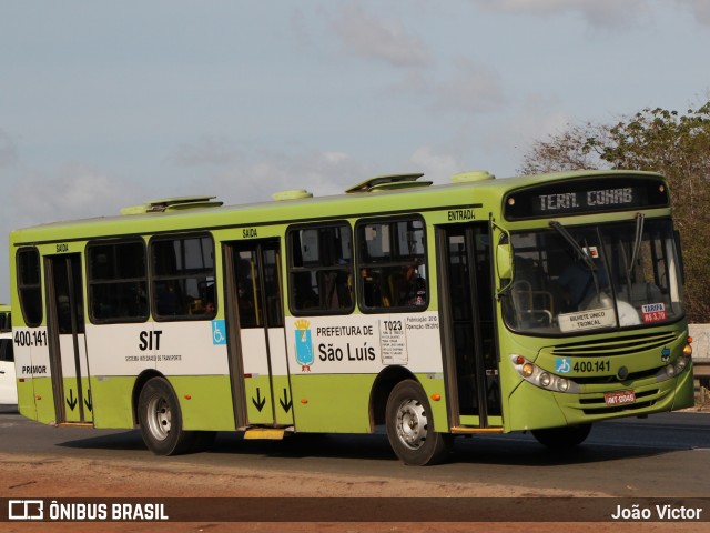 Viação Primor 400.141 na cidade de São Luís, Maranhão, Brasil, por João Victor. Número da foto: #9041590.
