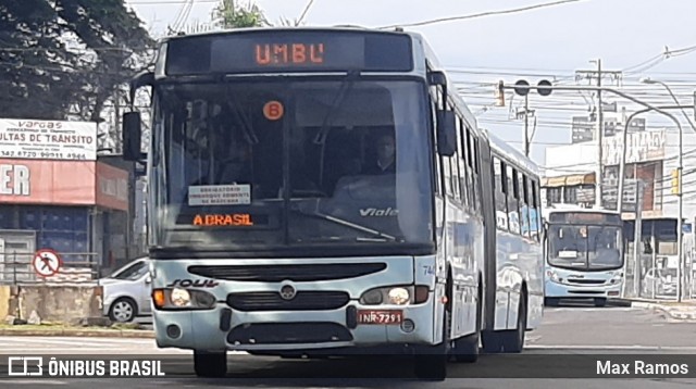 SOUL - Sociedade de Ônibus União Ltda. 7443 na cidade de Porto Alegre, Rio Grande do Sul, Brasil, por Max Ramos. Número da foto: #9067040.