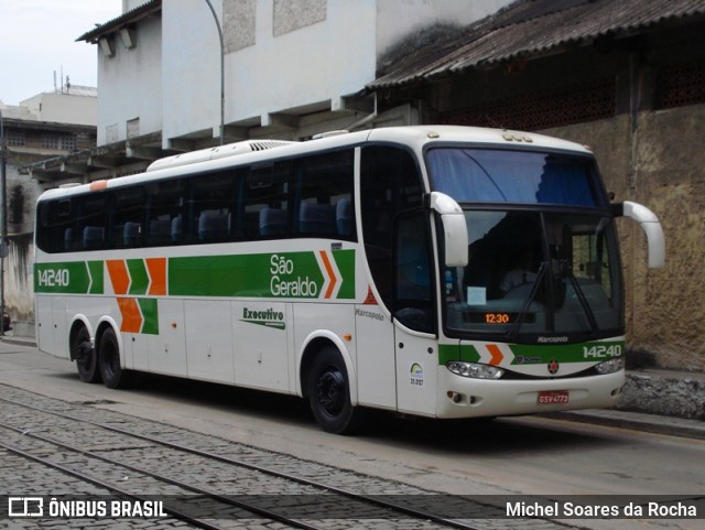 Cia. São Geraldo de Viação 14240 na cidade de Rio de Janeiro, Rio de Janeiro, Brasil, por Michel Soares da Rocha. ID da foto: 9065945.