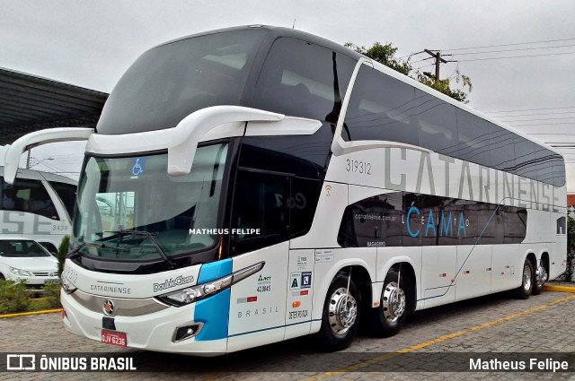 Auto Viação Catarinense 319312 na cidade de Curitiba, Paraná, Brasil, por Matheus Felipe. Número da foto: #9065185.