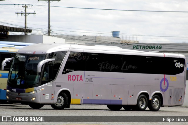 Rota Transportes Rodoviários 7205 na cidade de Vitória da Conquista, Bahia, Brasil, por Filipe Lima. ID da foto: 9066340.