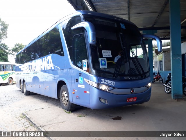 Viação Águia Branca 32150 na cidade de Ituberá, Bahia, Brasil, por Joyce Silva. Número da foto: #9065151.