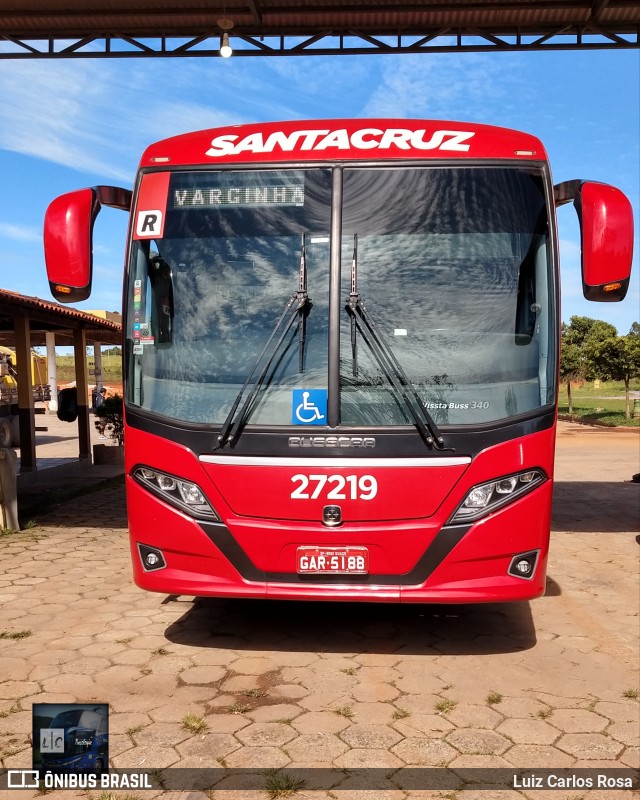 Viação Santa Cruz 27219 na cidade de Juiz de Fora, Minas Gerais, Brasil, por Luiz Carlos Rosa. Número da foto: #9064986.