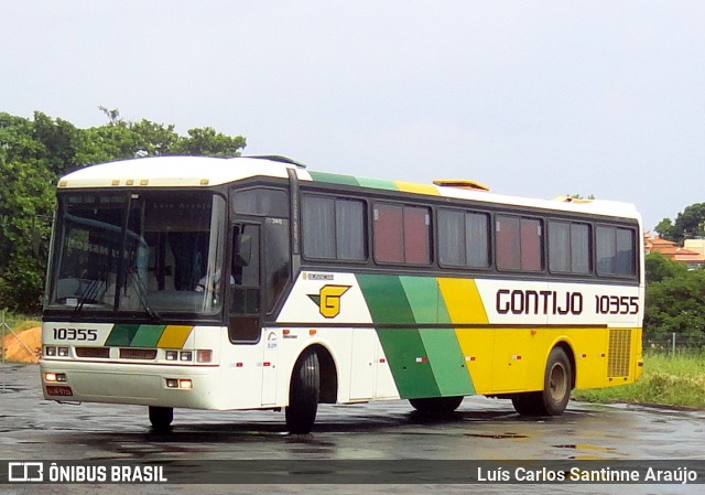 Empresa Gontijo de Transportes 10355 na cidade de Montes Claros, Minas Gerais, Brasil, por Luís Carlos Santinne Araújo. ID da foto: 9065713.