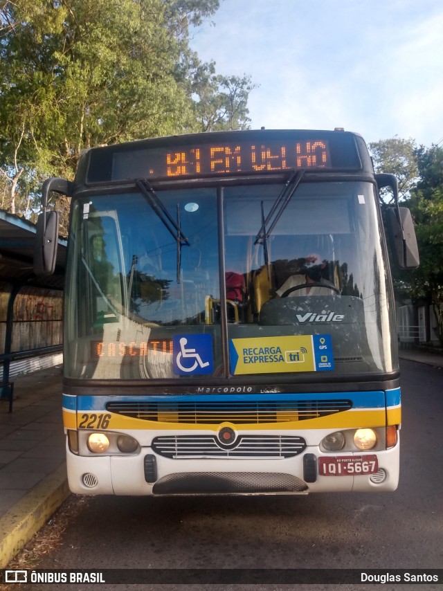 VTC - Viação Teresópolis Cavalhada 2216 na cidade de Porto Alegre, Rio Grande do Sul, Brasil, por Douglas Santos. Número da foto: #9066352.