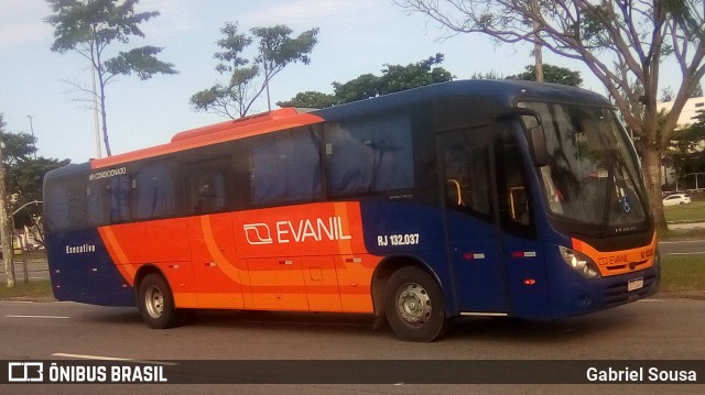 Evanil Transportes e Turismo RJ 132.037 na cidade de Rio de Janeiro, Rio de Janeiro, Brasil, por Gabriel Sousa. Número da foto: #9067251.