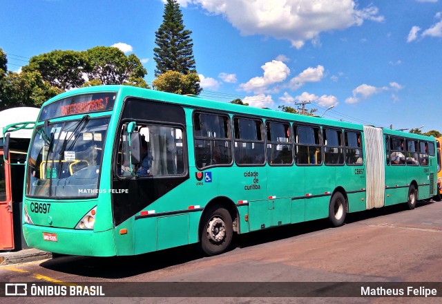 Auto Viação Santo Antônio CB697 na cidade de Curitiba, Paraná, Brasil, por Matheus Felipe. Número da foto: #9065129.