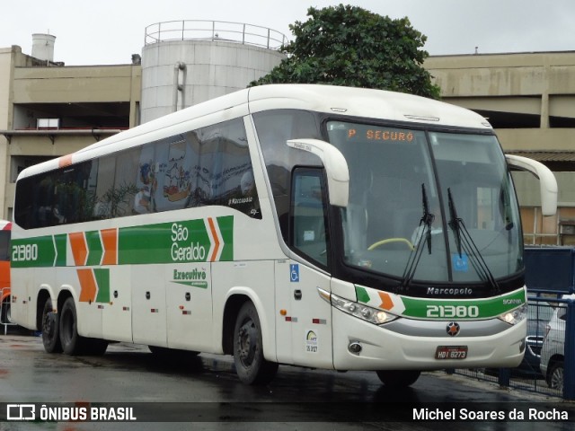 Cia. São Geraldo de Viação 21380 na cidade de Rio de Janeiro, Rio de Janeiro, Brasil, por Michel Soares da Rocha. ID da foto: 9065944.