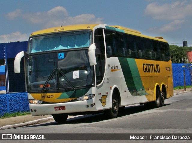 Empresa Gontijo de Transportes 14320 na cidade de São Paulo, São Paulo, Brasil, por Moaccir  Francisco Barboza. Número da foto: #9070085.