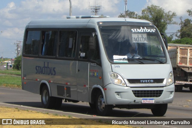 Stadtbus 349 na cidade de Santa Cruz do Sul, Rio Grande do Sul, Brasil, por Ricardo Manoel Limberger Carvalho. ID da foto: 9068233.