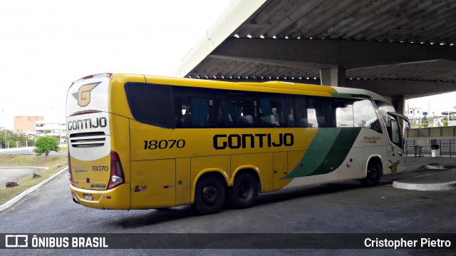 Empresa Gontijo de Transportes 18070 na cidade de Aracaju, Sergipe, Brasil, por Cristopher Pietro. ID da foto: 9070348.