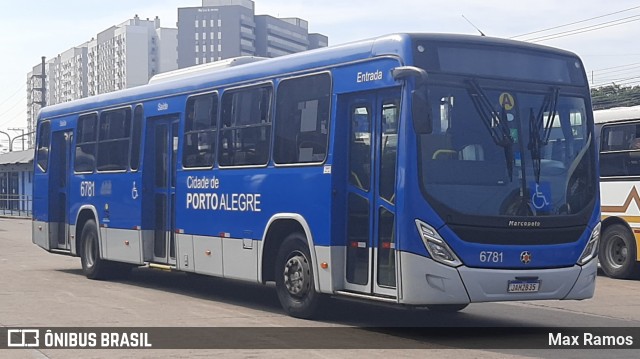 SOPAL - Sociedade de Ônibus Porto-Alegrense Ltda. 6781 na cidade de Porto Alegre, Rio Grande do Sul, Brasil, por Max Ramos. Número da foto: #9070088.