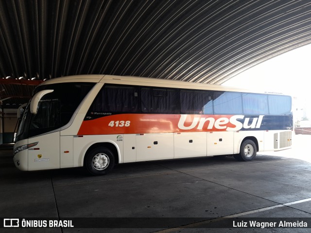 Unesul de Transportes 4138 na cidade de Erechim, Rio Grande do Sul, Brasil, por Luiz Wagner Almeida. ID da foto: 9069886.