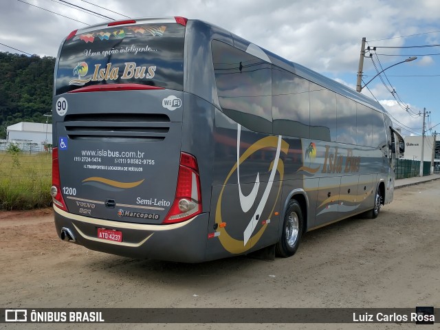 Isla Bus Transportes 1200 na cidade de Juiz de Fora, Minas Gerais, Brasil, por Luiz Carlos Rosa. ID da foto: 9068137.