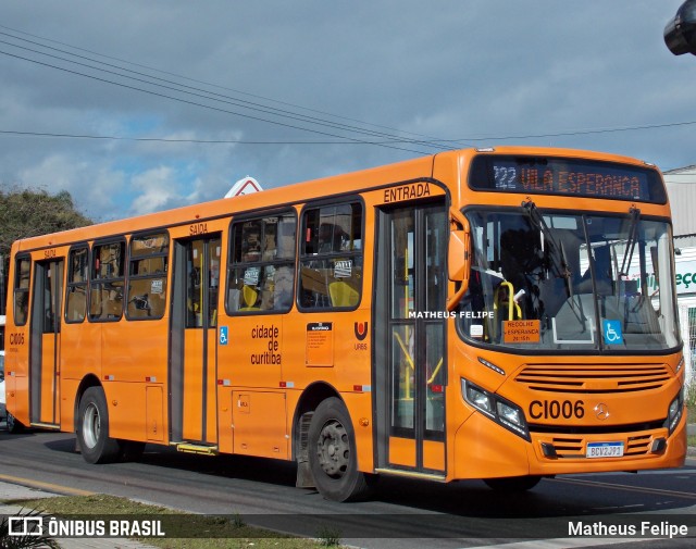 Auto Viação Santo Antônio CI006 na cidade de Curitiba, Paraná, Brasil, por Matheus Felipe. ID da foto: 9067751.