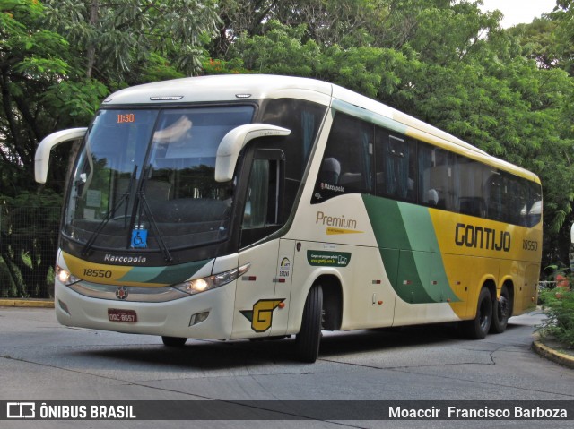 Empresa Gontijo de Transportes 18550 na cidade de São Paulo, São Paulo, Brasil, por Moaccir  Francisco Barboza. ID da foto: 9070099.