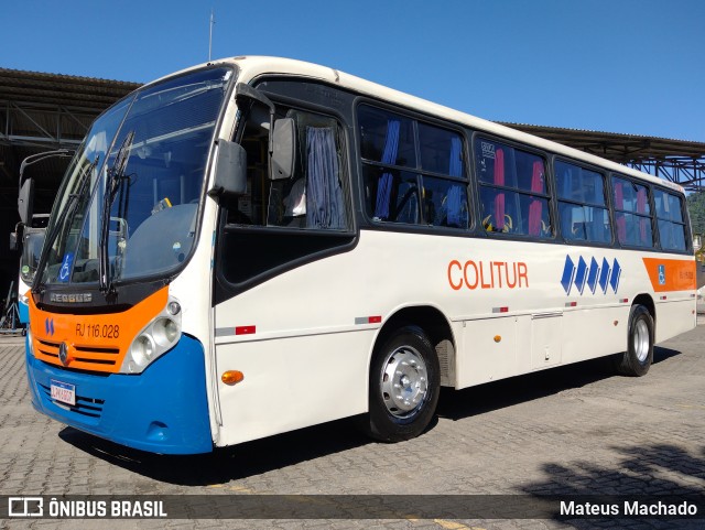 Colitur Transportes Rodoviários RJ 116.028 na cidade de Angra dos Reis, Rio de Janeiro, Brasil, por Mateus Machado. ID da foto: 9069917.