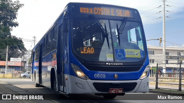 SOPAL - Sociedade de Ônibus Porto-Alegrense Ltda. 6609 na cidade de Porto Alegre, Rio Grande do Sul, Brasil, por Max Ramos. ID da foto: 9069750.