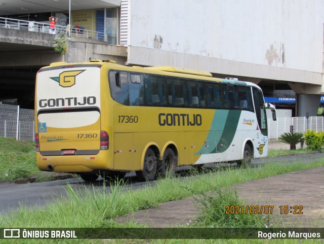 Empresa Gontijo de Transportes 17360 na cidade de Campinas, São Paulo, Brasil, por Rogerio Marques. ID da foto: 9069408.