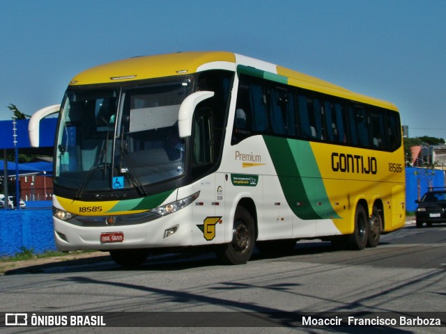 Empresa Gontijo de Transportes 18585 na cidade de São Paulo, São Paulo, Brasil, por Moaccir  Francisco Barboza. ID da foto: 9070072.