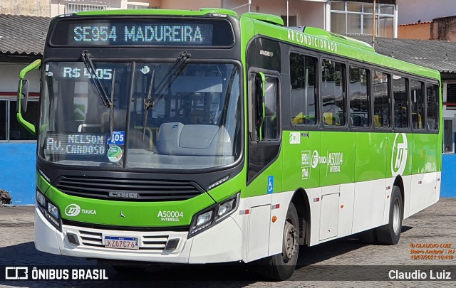 Tijuquinha - Auto Viação Tijuca A50004 na cidade de Rio de Janeiro, Rio de Janeiro, Brasil, por Claudio Luiz. Número da foto: #9068681.