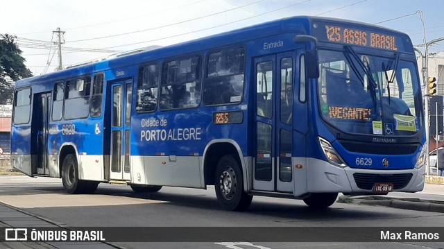 SOPAL - Sociedade de Ônibus Porto-Alegrense Ltda. 6629 na cidade de Porto Alegre, Rio Grande do Sul, Brasil, por Max Ramos. Número da foto: #9069742.