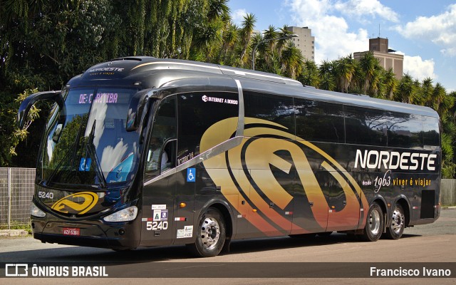 Expresso Nordeste 5240 na cidade de Curitiba, Paraná, Brasil, por Francisco Ivano. Número da foto: #9072093.