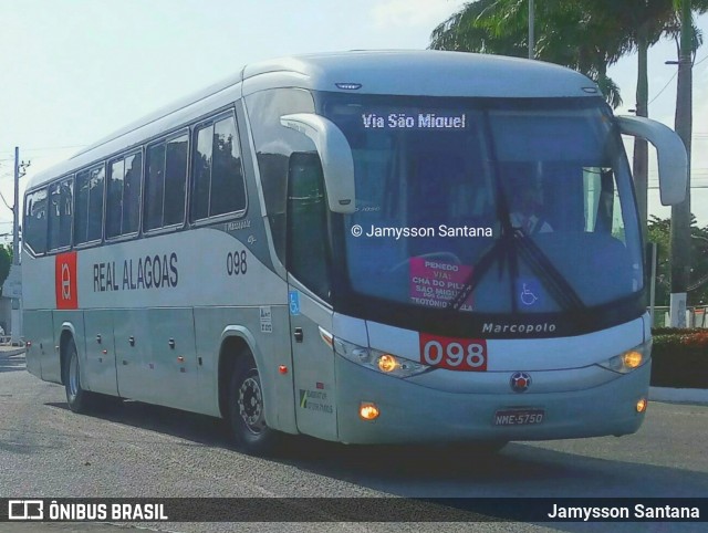 Real Alagoas de Viação 098 na cidade de Pilar, Alagoas, Brasil, por Jamysson Santana. ID da foto: 9071712.