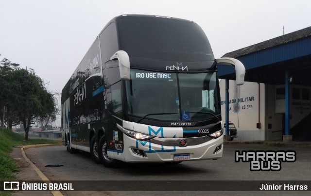 Empresa de Ônibus Nossa Senhora da Penha 60025 na cidade de São Leopoldo, Rio Grande do Sul, Brasil, por Júnior Harras. ID da foto: 9072766.