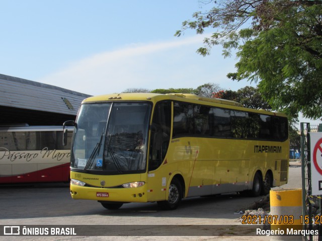 Viação Itapemirim 5101 na cidade de São José dos Campos, São Paulo, Brasil, por Rogerio Marques. Número da foto: #9071113.