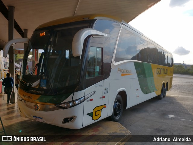 Empresa Gontijo de Transportes 19440 na cidade de João Monlevade, Minas Gerais, Brasil, por Adriano  Almeida. ID da foto: 9072576.