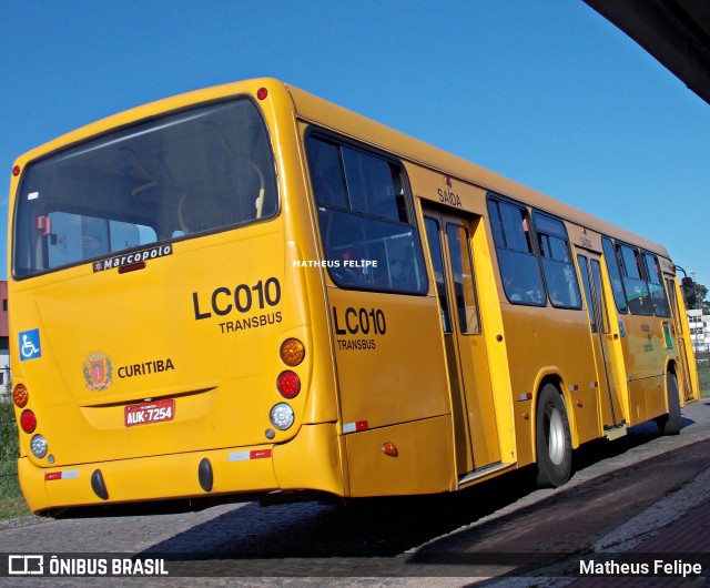 Araucária Transportes Coletivos LC010 na cidade de Curitiba, Paraná, Brasil, por Matheus Felipe. Número da foto: #9072424.