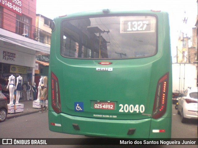 OT Trans - Ótima Salvador Transportes 20040 na cidade de Salvador, Bahia, Brasil, por Mario dos Santos Nogueira Junior. Número da foto: #9072022.