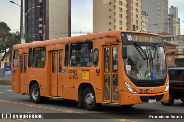 Transporte Coletivo Glória BI881 na cidade de Curitiba, Paraná, Brasil, por Francisco Ivano. Número da foto: #9072194.