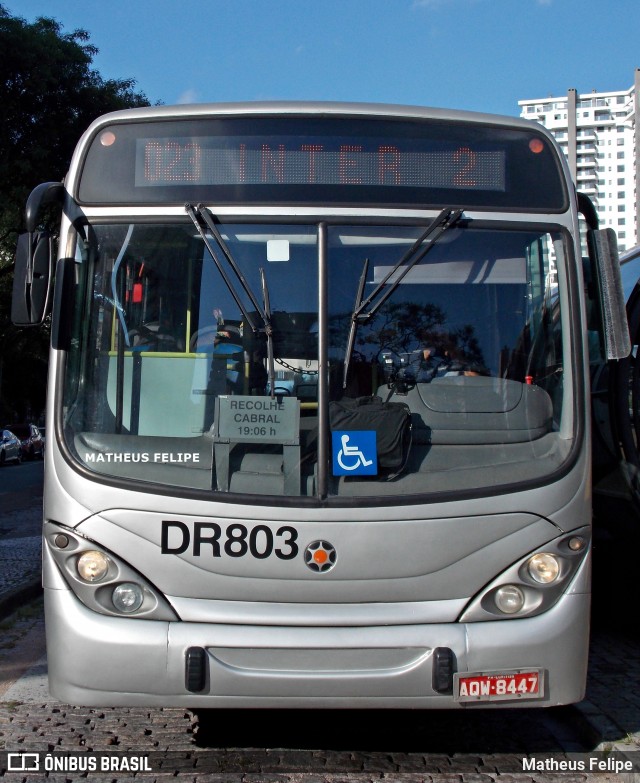 Cristo Rei > CCD Transporte Coletivo > SPE Via Mobilidade S/A DR803 na cidade de Curitiba, Paraná, Brasil, por Matheus Felipe. Número da foto: #9071058.