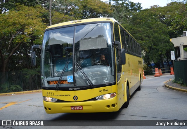 Viação Itapemirim 8523 na cidade de São Paulo, São Paulo, Brasil, por Jacy Emiliano. ID da foto: 9071315.