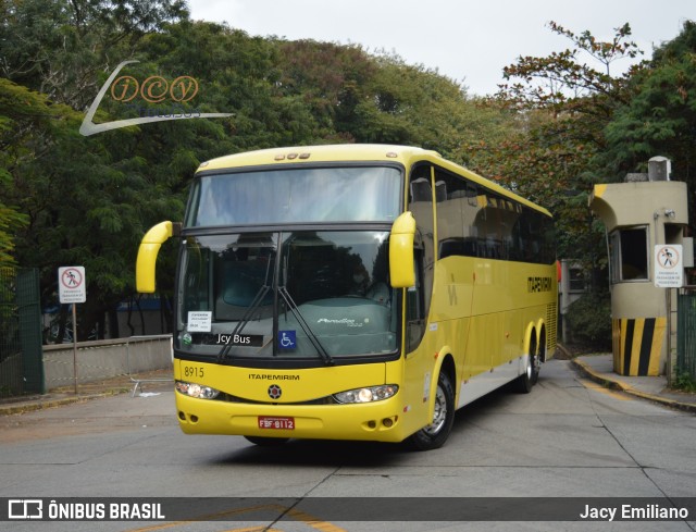 Viação Itapemirim 8915 na cidade de São Paulo, São Paulo, Brasil, por Jacy Emiliano. ID da foto: 9071332.